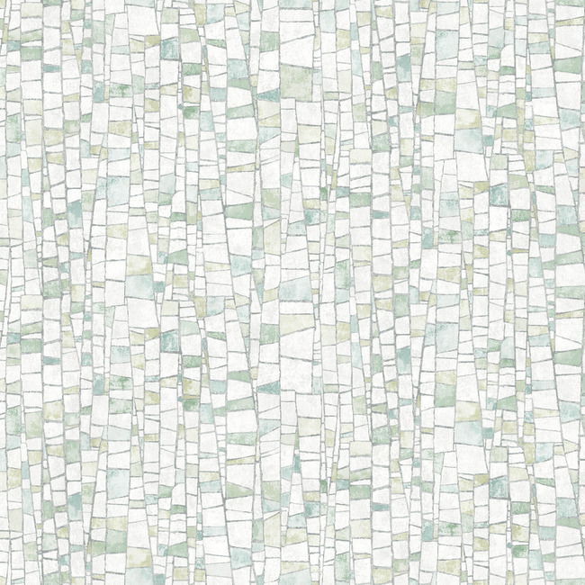 Kaleidoscopic Green Wallpaper large image 