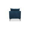 Paris Armchair Blue, Accent Chair by Moe's Home, 30.25" width x 32.5" height x 34.75" depth thumbnail 6