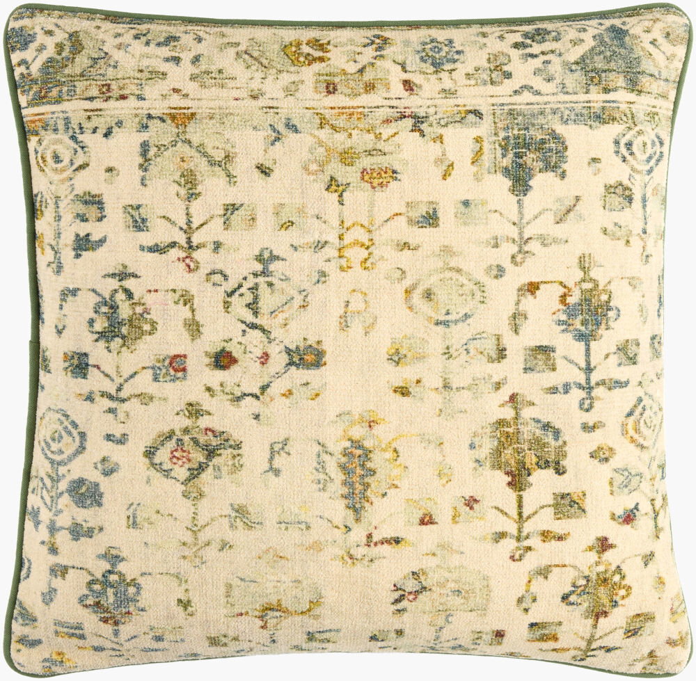 Nelly Accent Pillow Down, Decorative Pillow by Surya, 20" length x 20" width