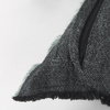 Malia 14x26 Black and Teal Fabric Fringed Decorative Pillow Cover, by Mercana, 14" length x 26" width x 0.2" height thumbnail 9