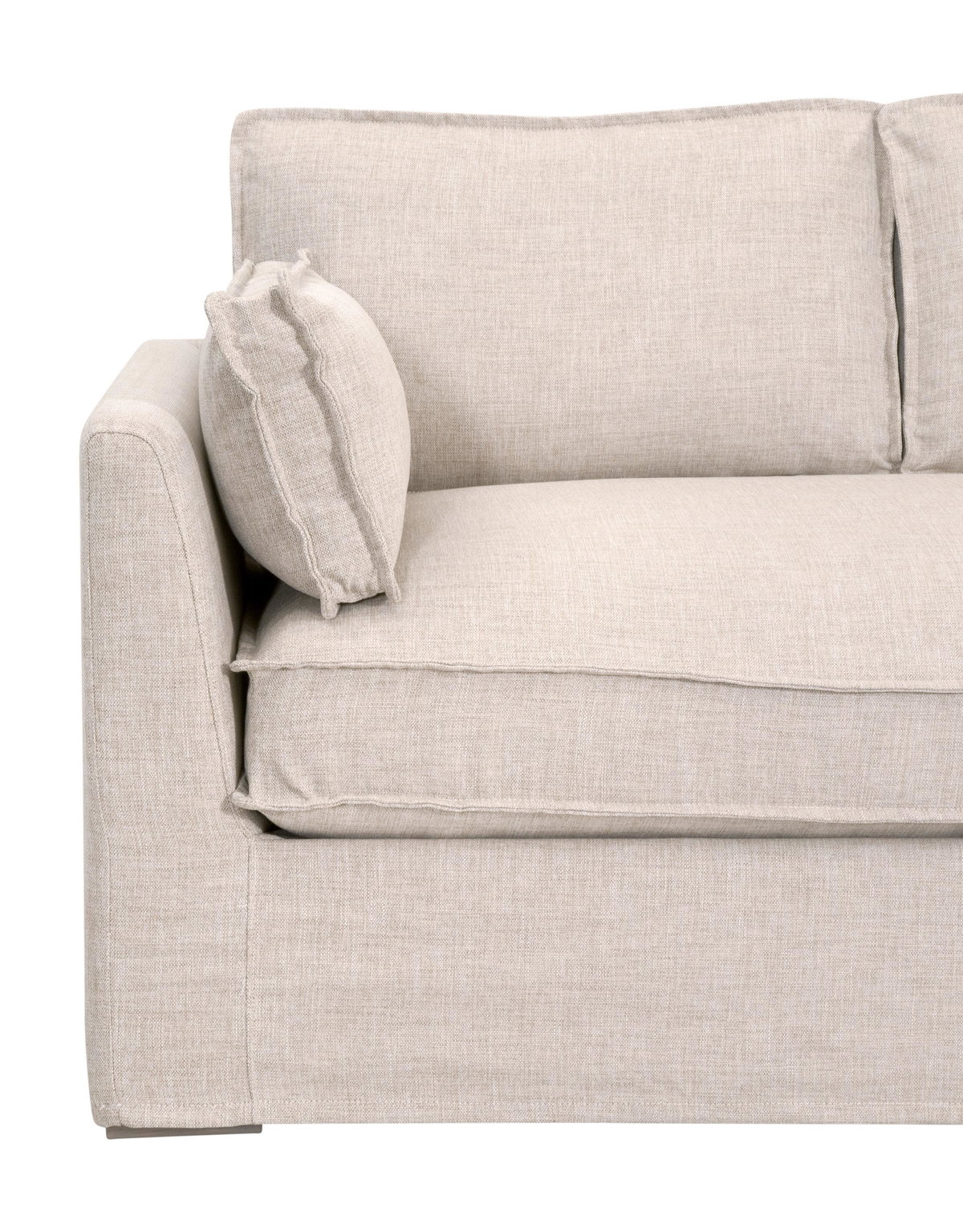 Thea Outdoor 90' Taper Arm Slipcover Sofa, Seating by Essentials for Living, 90" width x 33.5" height x 39" depth View 6