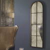Amiel Arched Brown Mirror, by Uttermost, 16.5" width x 50" height x 1.37" depth thumbnail 5
