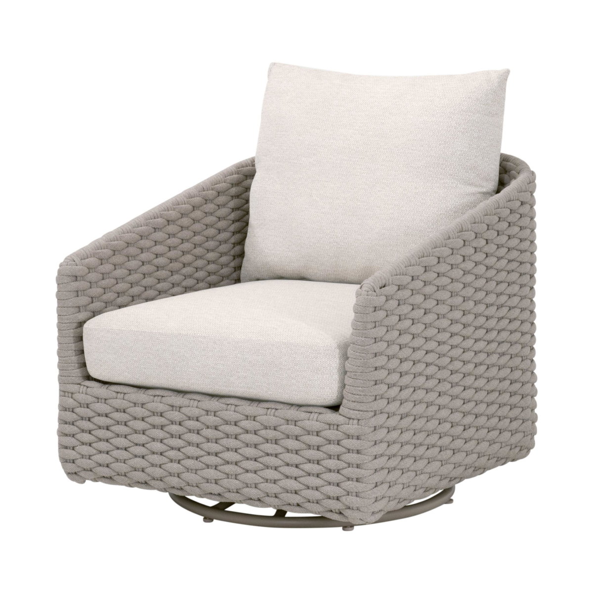 Caspian Outdoor Swivel Rocker Sofa Chair, Seating by Essentials for Living, 33" width x 36" height x 36" depth View 2
