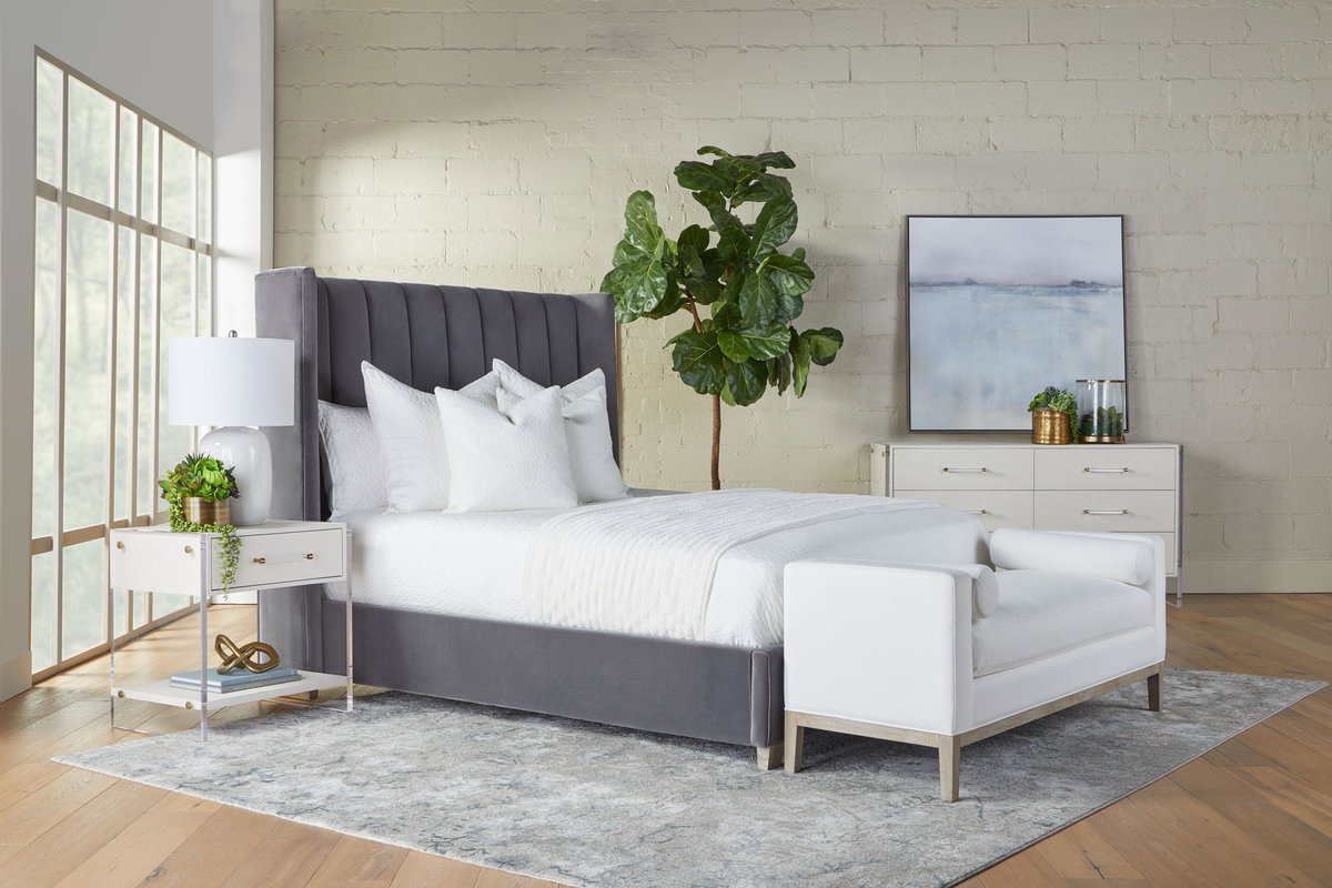 Chandler Queen Bed, by Essentials for Living, 71.25" width x 61.75" height x 87" depth View 18