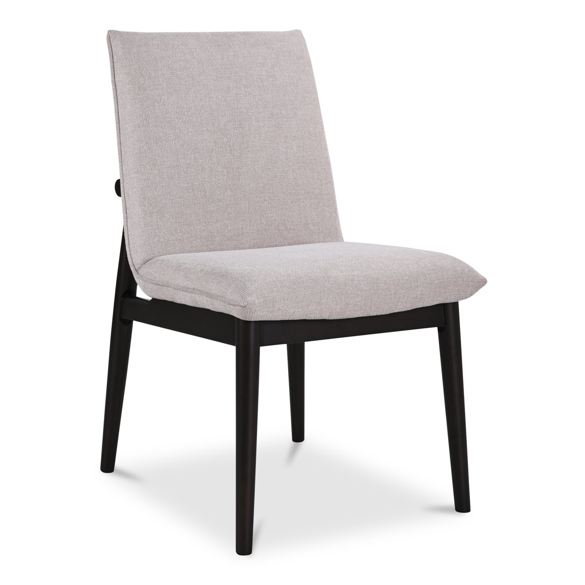 Charlie Dining Chair Beige– Set Of Two, by Moe's Home, 20.25" width x 35" height x 24.25" depth View 4