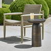 Joppa Dark Bronze Outdoor Accent Table, Outdoor Table by Uttermost, 1'3" width x 1'9" height x 1'3" depth thumbnail 2