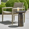 Joppa Dark Bronze Outdoor Accent Table, Outdoor Table by Uttermost, 1'3" width x 1'9" height x 1'3" depth thumbnail 2