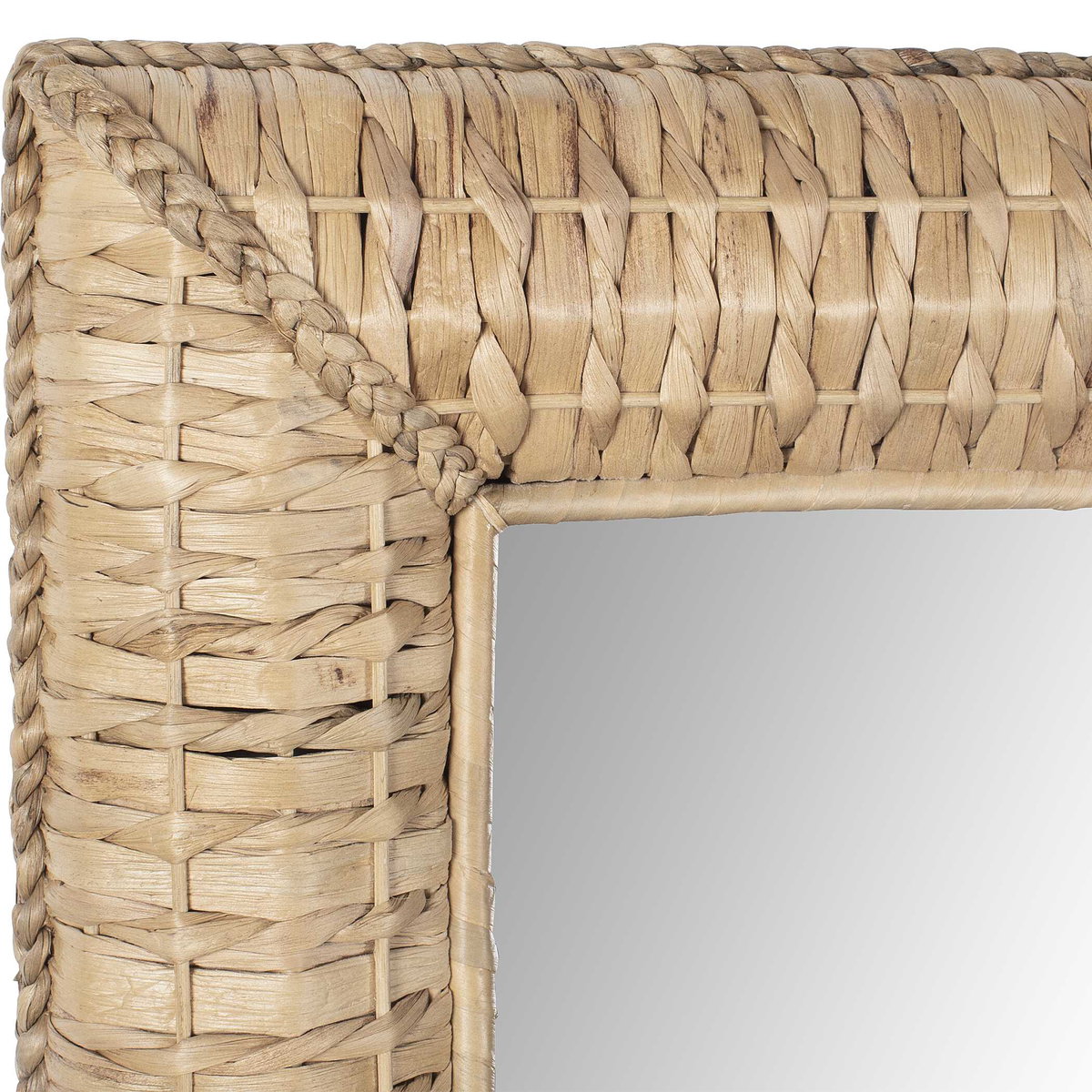 Twisted Seagrass Large Mirror, by Uttermost, 38" width x 58" height x 2.5" depth View 6