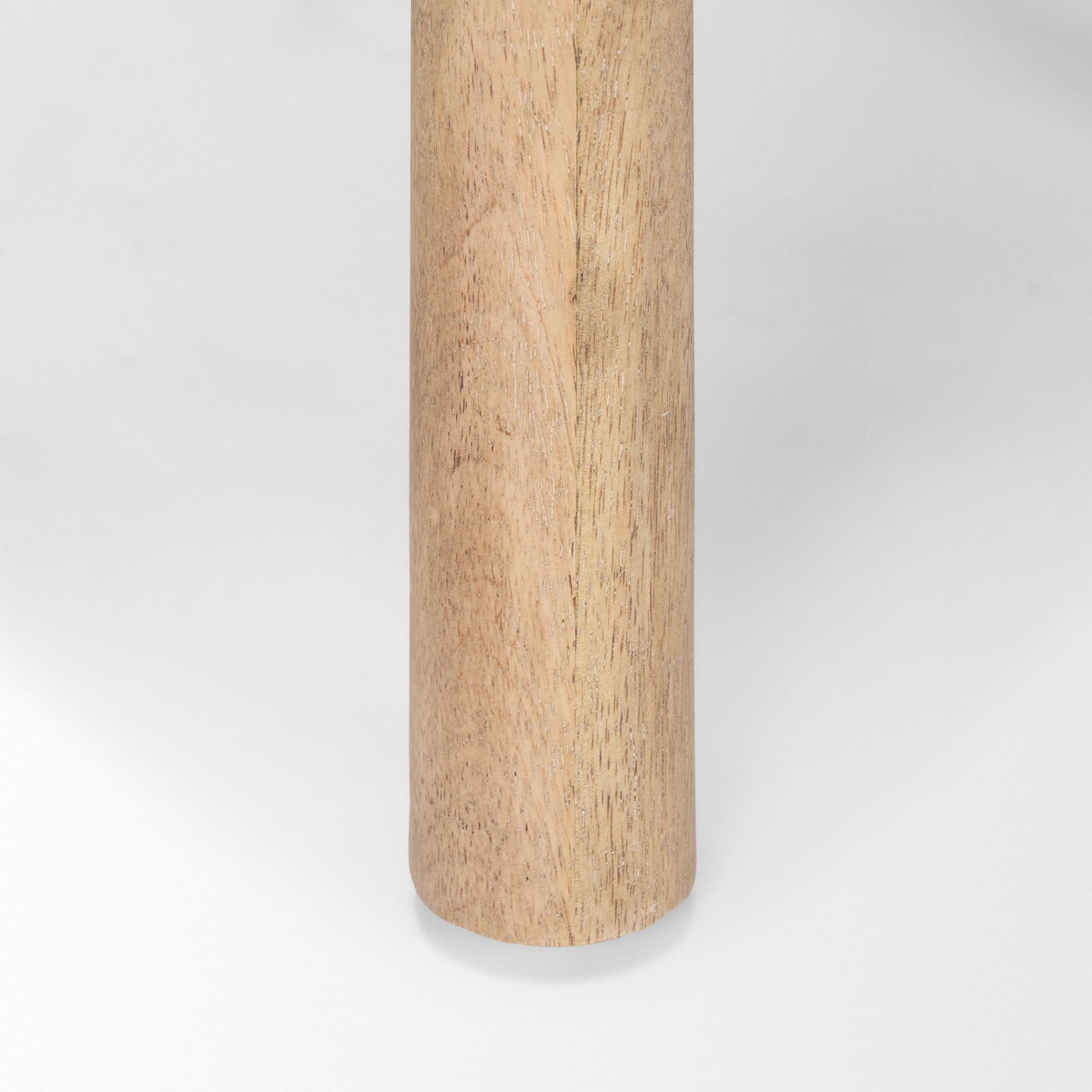 Shaiden Brown Wood with Cream Fabric Stool large image 