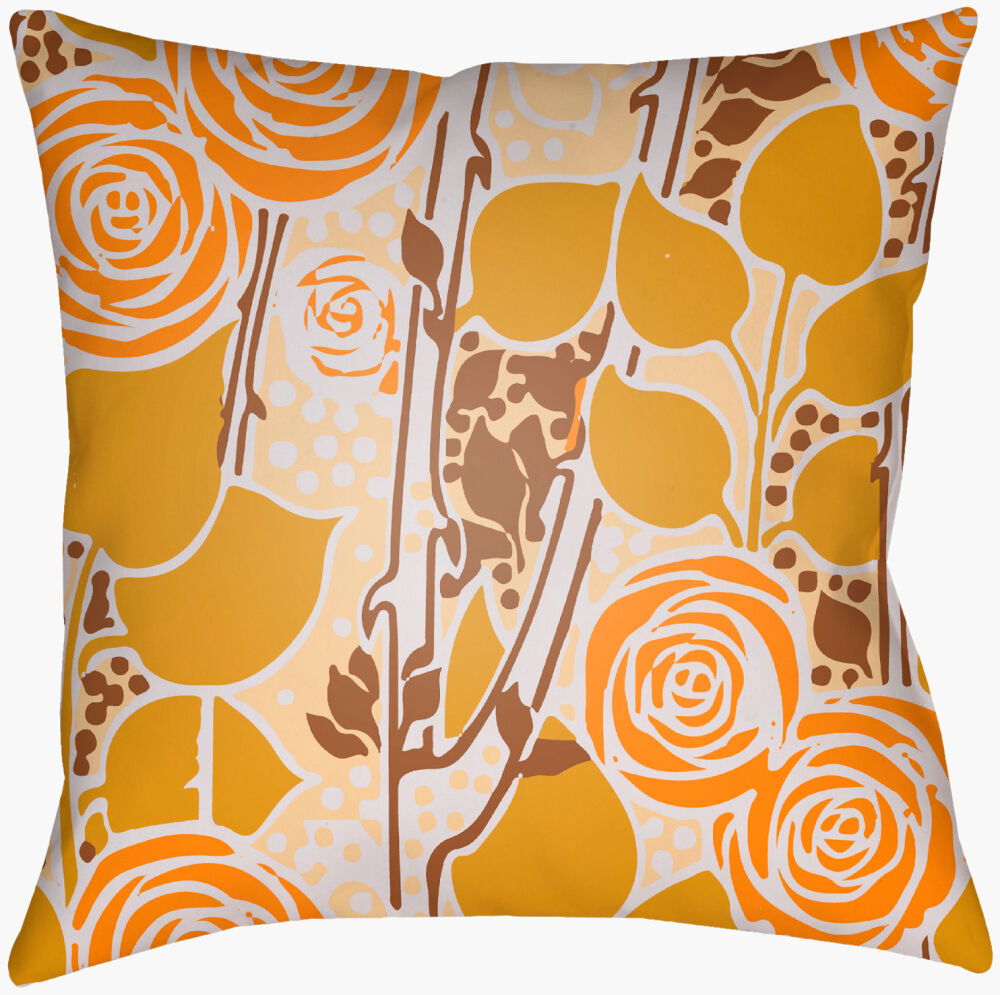 Chinoiserie Floral Accent Pillow large image 