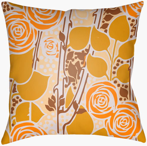 Chinoiserie Floral Accent Pillow