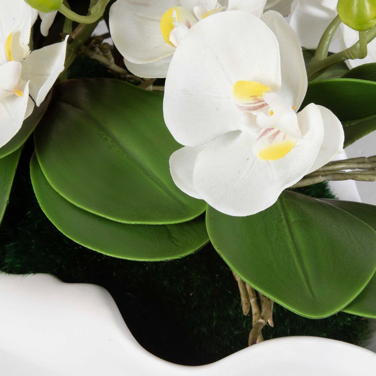 Opulence Orchid Centerpiece With Bowl, Decorative by Uttermost, 26" width x 12" height x 13" depth View 3