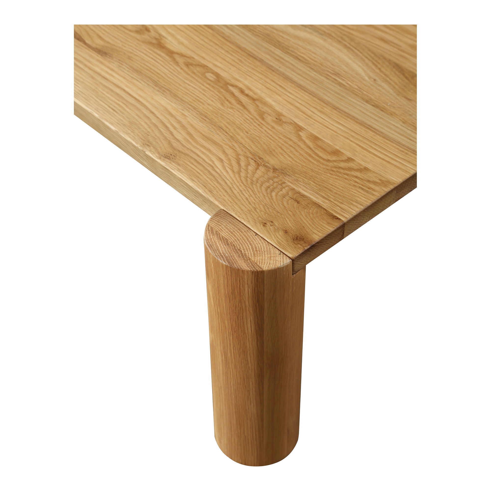 Post Coffee Table White Oak large image 
