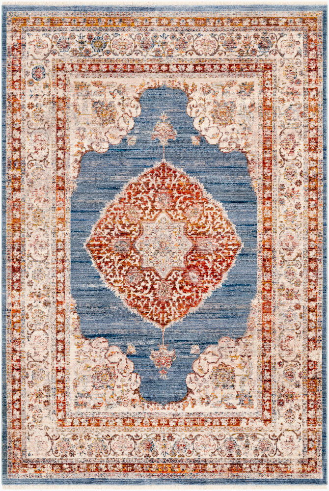 Ephesians Machine Woven Rug, by Surya, 1'3.75" length x 1'3.75" width