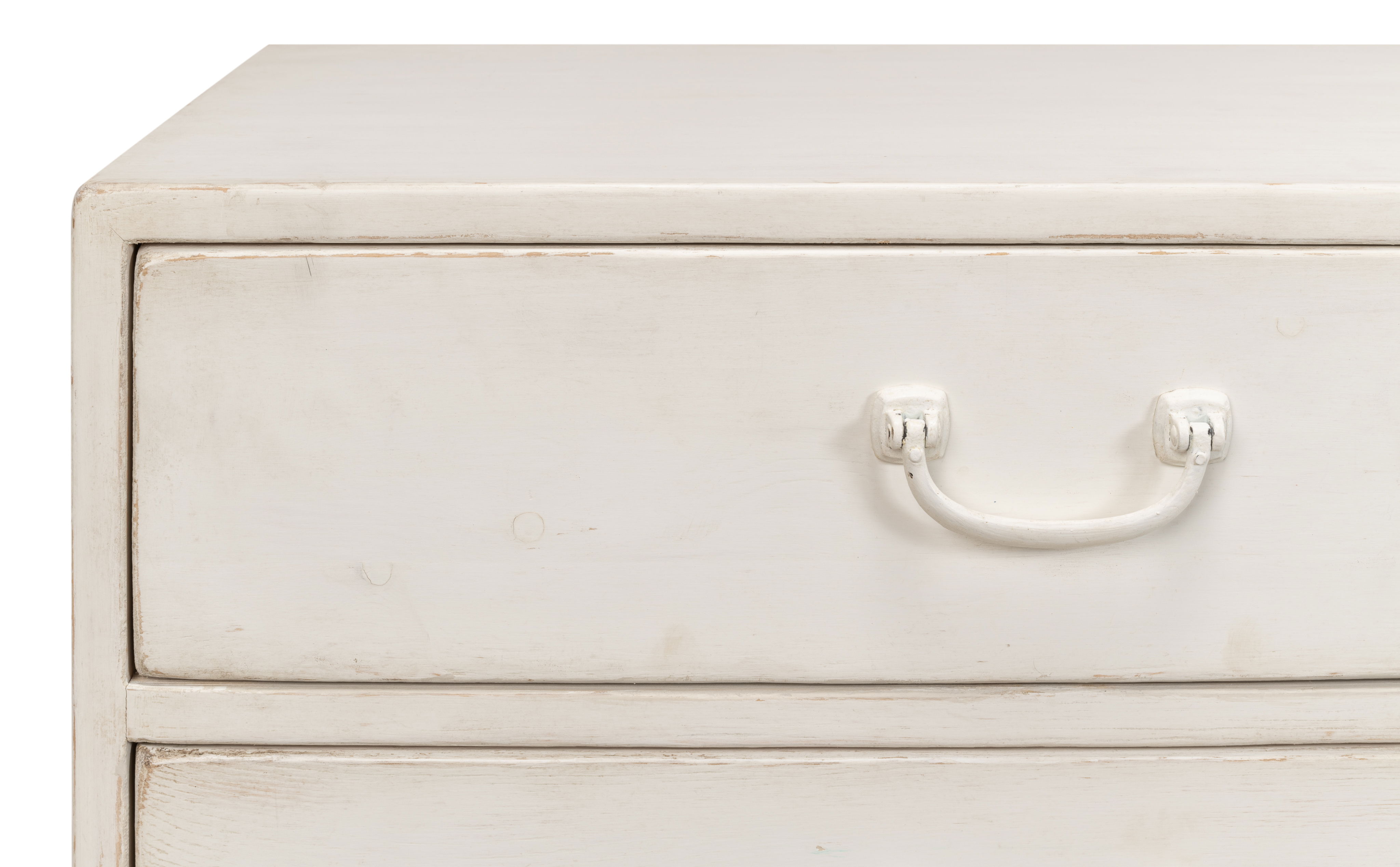 Willow 3 Drawer Commode, Antique White, Cabinets & Chest by Sarreid, 26" length x 16" width x 28" height View 21