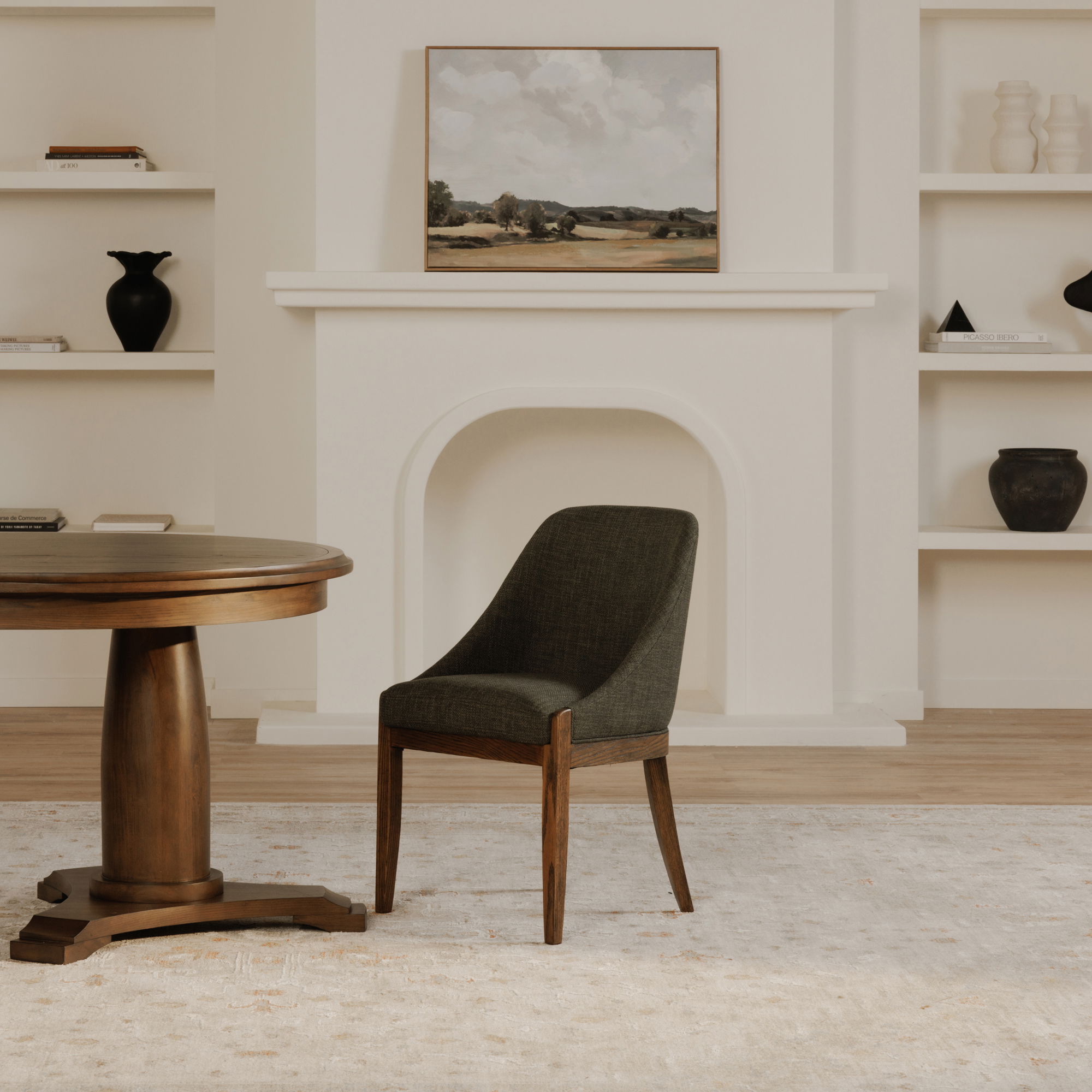Edward Dining Chair Heather Green large image 