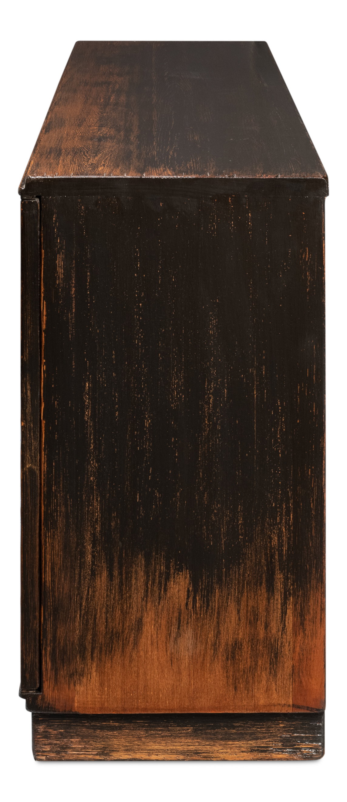 Scrubboard Front Sideboard  Ebony, by Sarreid, 1'5" length x 5'11" width x 2'10" height View 4