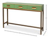 Gideon Shagreen Console  Chambray Blue, by Sarreid, 1' length x 4'6" width x 2'10" height thumbnail 13