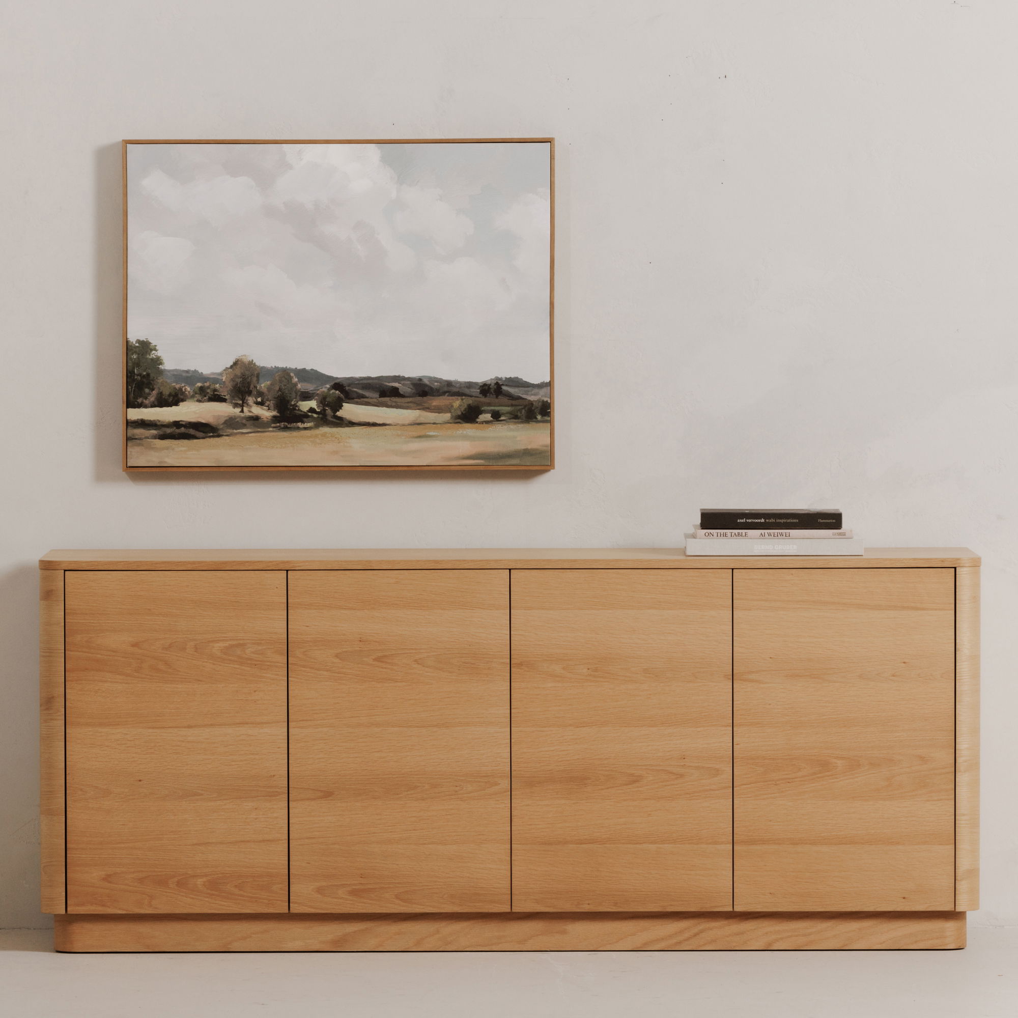 Round Off Sideboard Natural Oak large image 