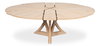 Casual Jupe Dining Table Bleached Oak M, by Sarreid, 4'7" length x 4'7" width x 2'6" height thumbnail 11