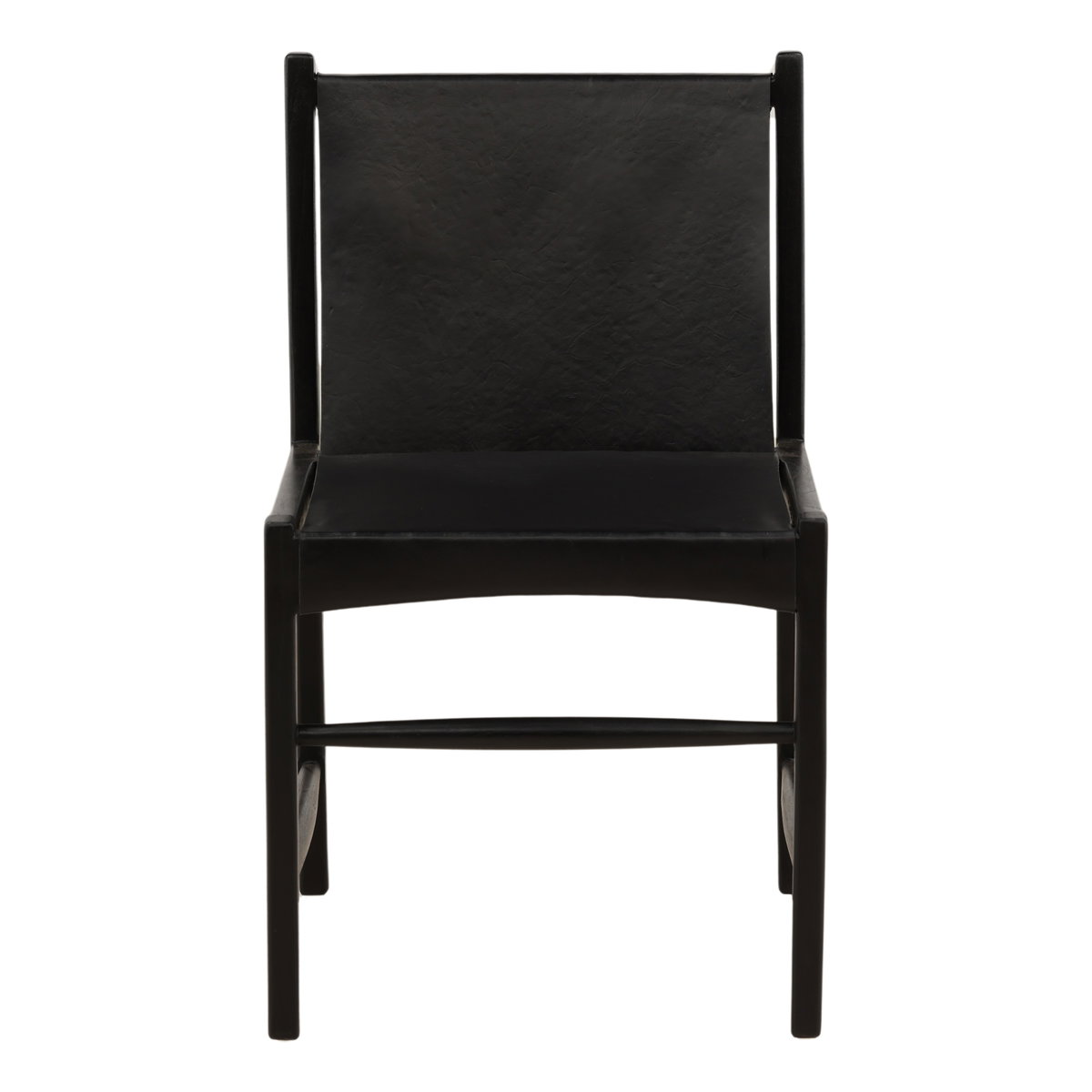 Celestine Dining Chair Black, by Dovetail, 20" width x 33.66" height x 24" depth View 2