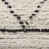 Calvert 5 x 8 Gray Cotton Hand Woven Diamond Patterned Rug thumbnail 8