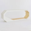 Facet Console-Gold Leaf, Console Table by Global Views, 90" width x 36" height x 22" depth thumbnail 3