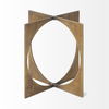 Lima I (Small) 6L x 6W Gold Geometric Decorative Object, by Mercana, 6" length x 6" width x 6" height thumbnail 3