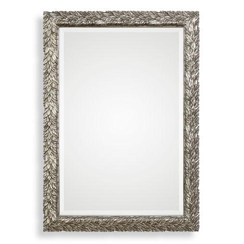 Evelina Silver Leaves Mirror