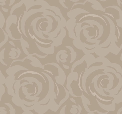 Taupe Lavish Wallpaper