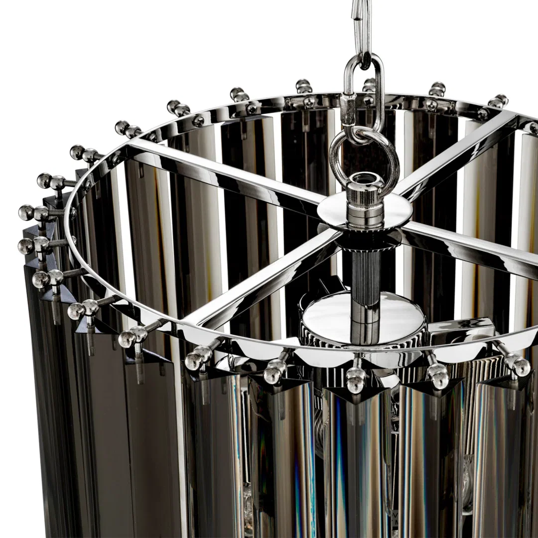 Murano 4 - Light Chandelier, by Eichholtz USA, 14" width x 26" height x 14" depth View 6