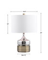 Como Chrome Table Lamp, by Uttermost, 1'3.5" width x 1'11" height x 1'3.5" depth thumbnail 3