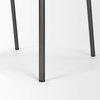 Kavalan Low Back 37.5in Seat Bar Stool | Ebony Leather with Black Metal, Counter & Bar Stool by Mercana, 17.7" length x 20.9" width x 37.5" height thumbnail 12