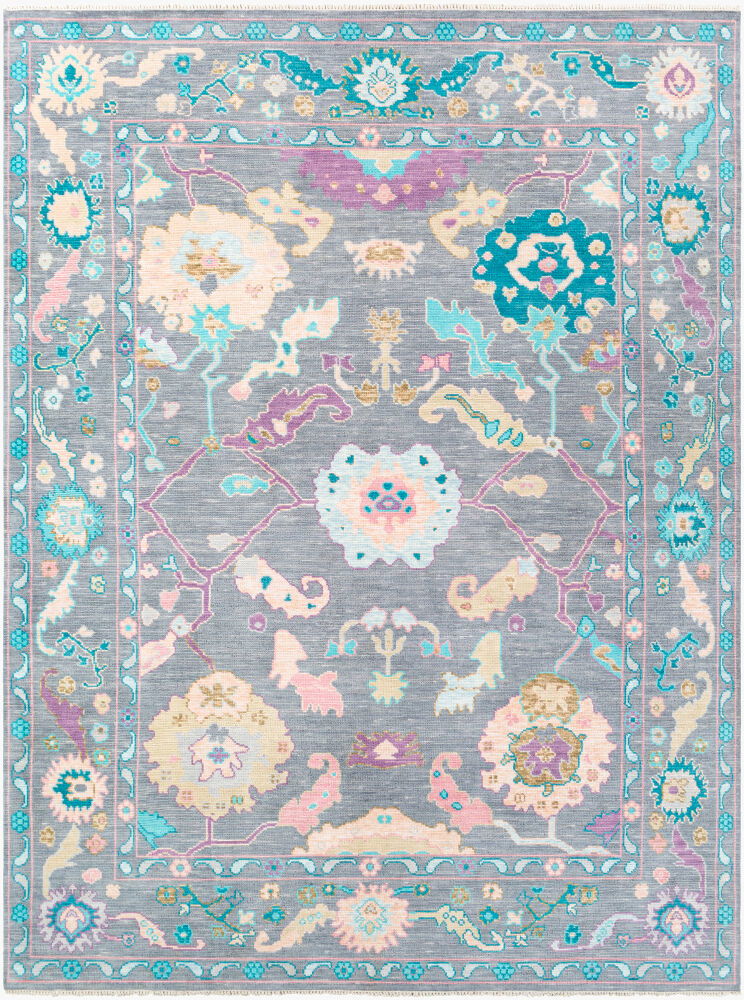 Ushak Handmade Rug, by Surya, 3' length x 2' width