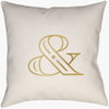 Ampersand Accent Pillow, Decorative Pillow by Surya, 16" length x 16" width thumbnail
