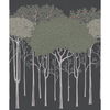 Oakwood Grove Black Wallpaper thumbnail 0