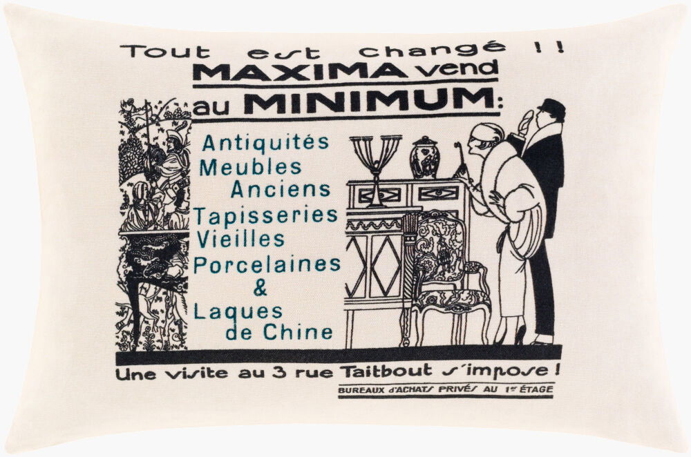 La Guirlande Lumbar Pillow, Decorative Pillow by Surya, 12" length x 18" width