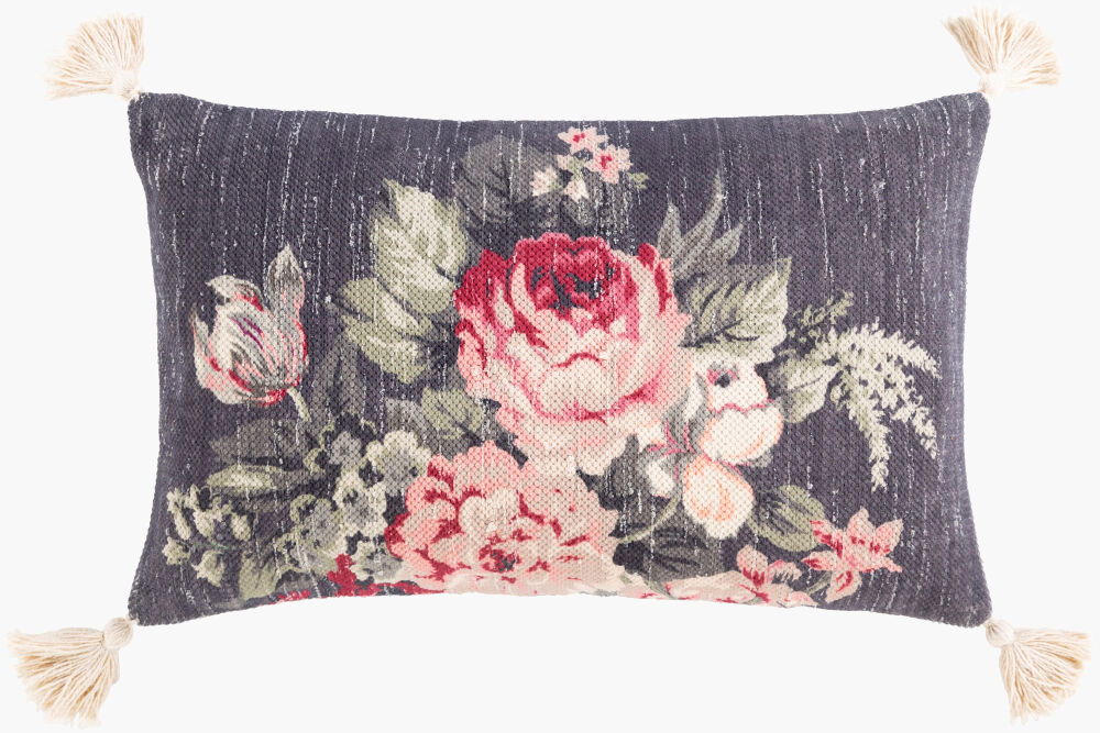 Daphne Lumbar Pillow, Decorative Pillow by Surya, 14" length x 22" width