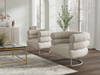 Rondo Occasional Leather Chair White, by Sarreid, 2'7" length x 3'2" width x 2'6" height thumbnail 14