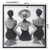Ladies' Swimwear 1959 Fashion Print, Art by Uttermost, 50.75" width x 50.75" height x 3" depth thumbnail 3