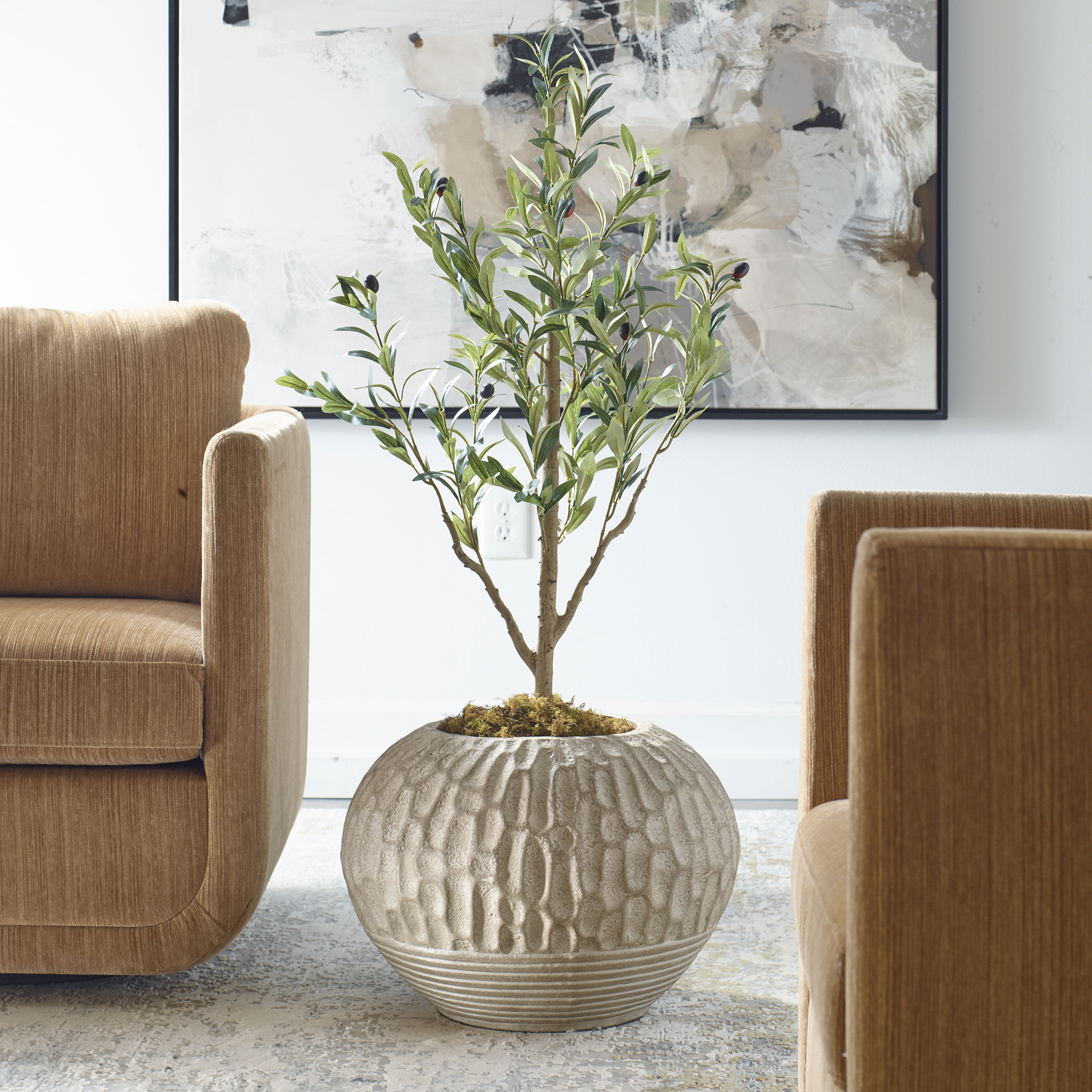 Rustic Roots Terracotta Planter, Decorative by Uttermost, 18" width x 13.5" height x 18" depth View 2