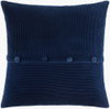 Corduroy Quarters Accent Pillow Down, Decorative Pillow by Surya, 18" length x 18" width thumbnail