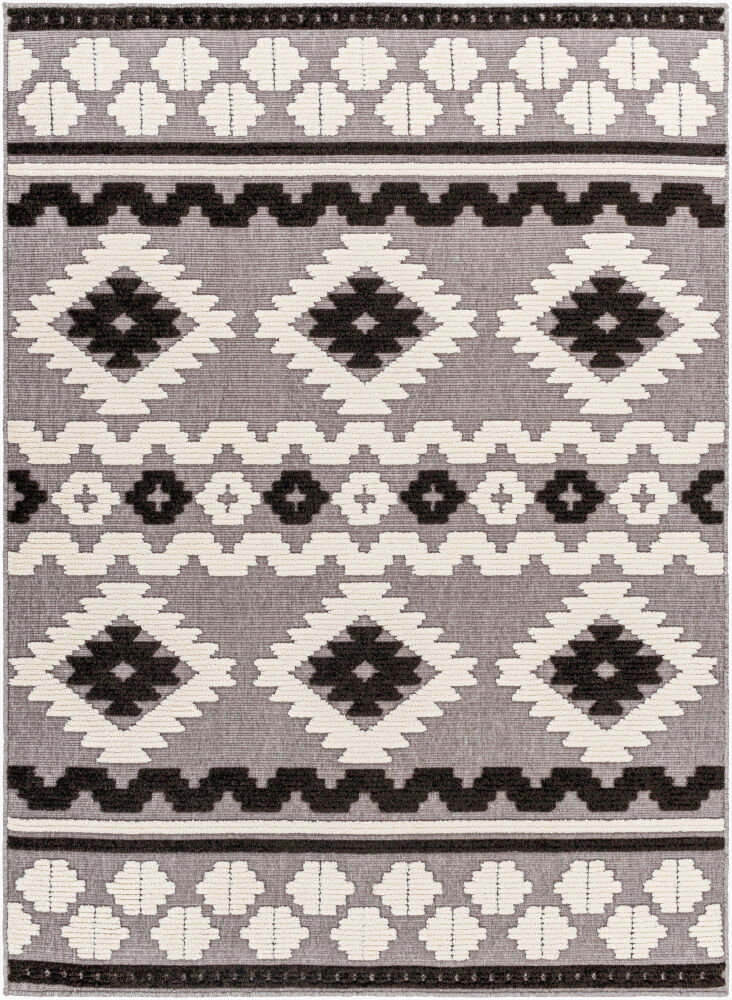 Lyna Machine Woven Rug, by Surya, 4'11.84" length x 3'3.37" width