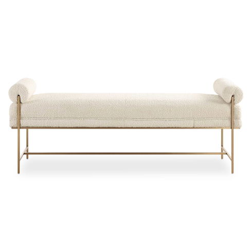 Bolster Pearl White Bench