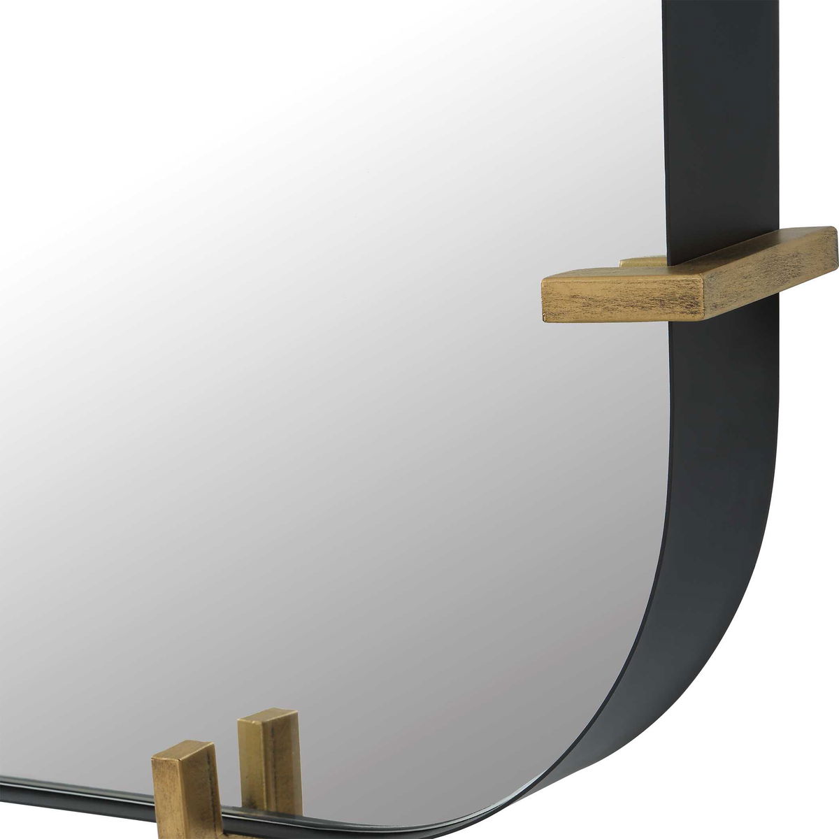Pali Industrial Iron Mirror, by Uttermost, 27.12" width x 47.5" height x 2.5" depth View 6