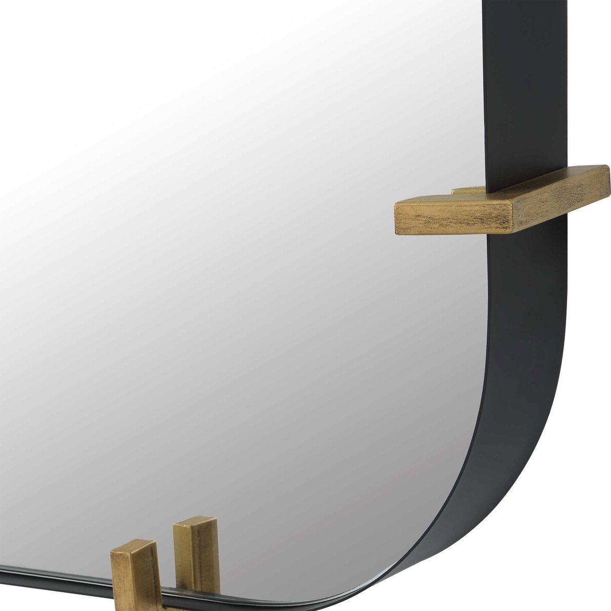 Pali Industrial Iron Mirror, by Uttermost, 27.12" width x 47.5" height x 2.5" depth View 6