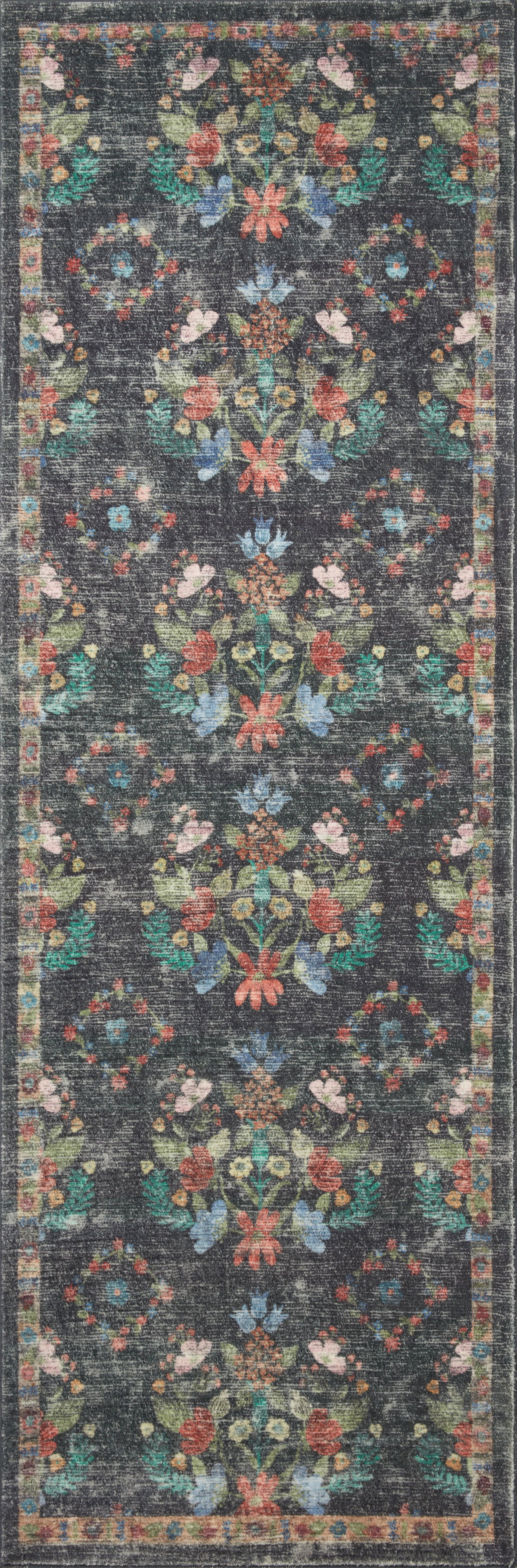Rifle Paper Co. x Loloi Courtyard Rug, 1'6" length x 1'6" width View 4