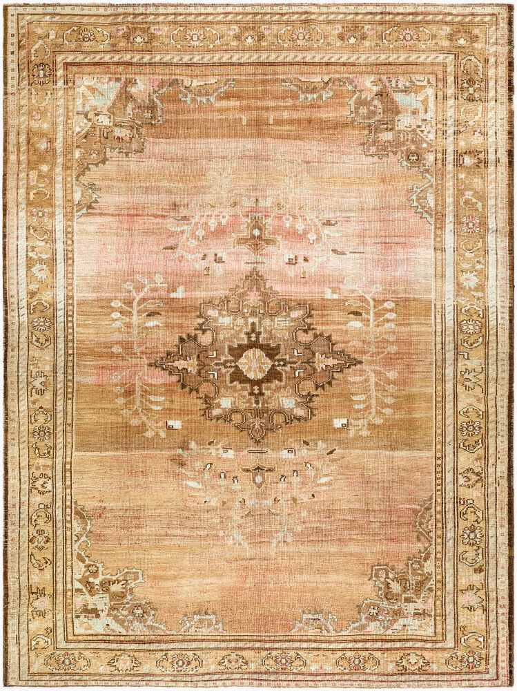 Antique One of a Kind Handmade Rug, by Surya, 11'4" length x 8'8" width