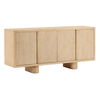 Thalia Sideboard Light Natural 73', Sideboards & Buffet by Dovetail, 73" width x 33.5" height x 18.25" depth thumbnail 1
