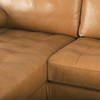 Svend 111.4L x 68.0W x 33.9H Tan Leather Left Chaise Sectional Sofa, by Mercana, 75.2" length x 37.8" width x 33.86" height thumbnail 11